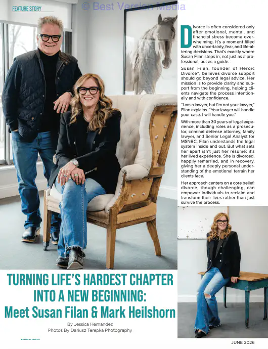 Opening pages of the Susan Filan feature in Westport Coastal Neighbors